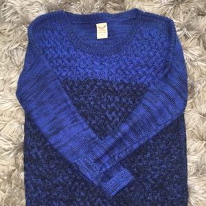 Blue Ombré Sweater